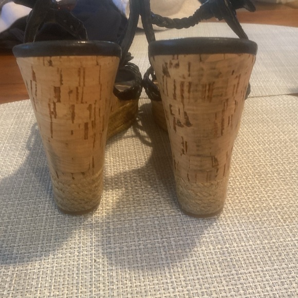 Prada black and cork wedge size 37. - Picture 8 of 9